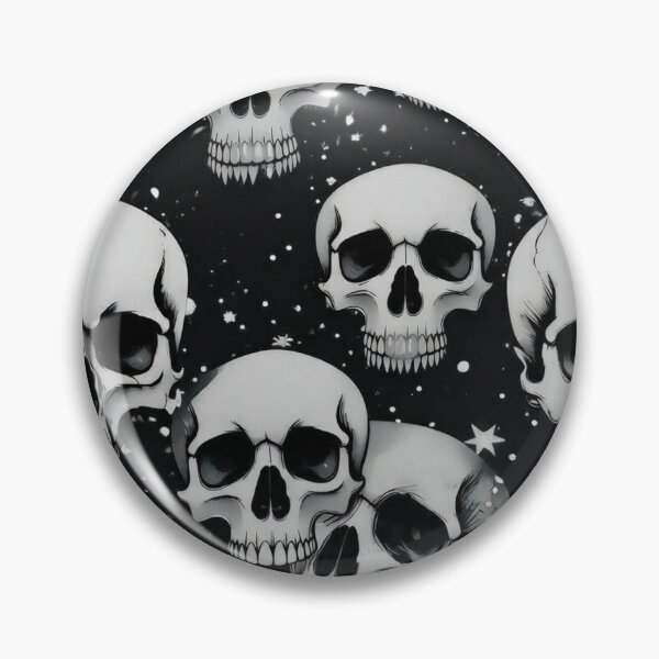 Item preview, Black and white skull designed and sold by Afishero.