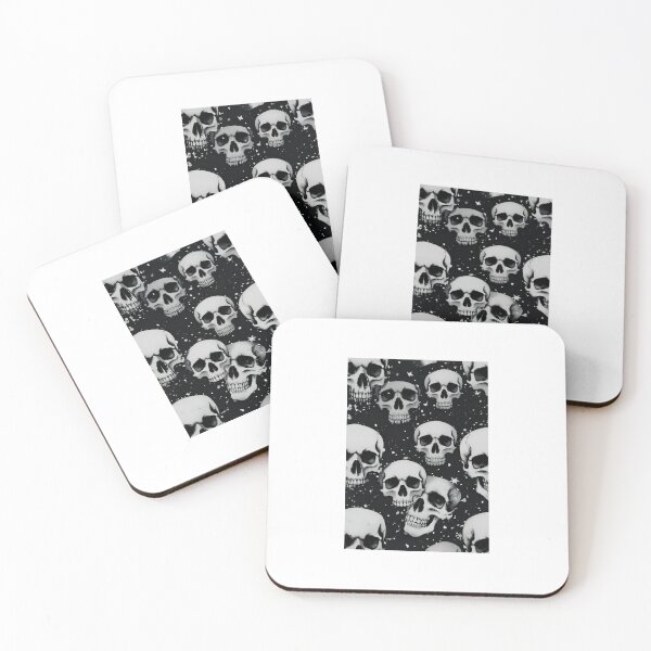 Item preview, Black and white skull designed and sold by Afishero.