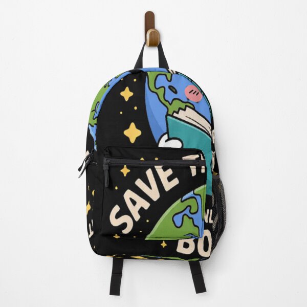 Item preview, Save Earth It´s Only Planet With Books Reader Earth day designed and sold by TheRetroStyle.