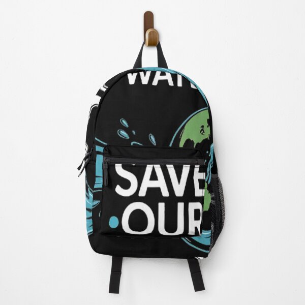 Item preview, Save Our Waters Earth Day Clean Water Conservation designed and sold by TheRetroStyle.