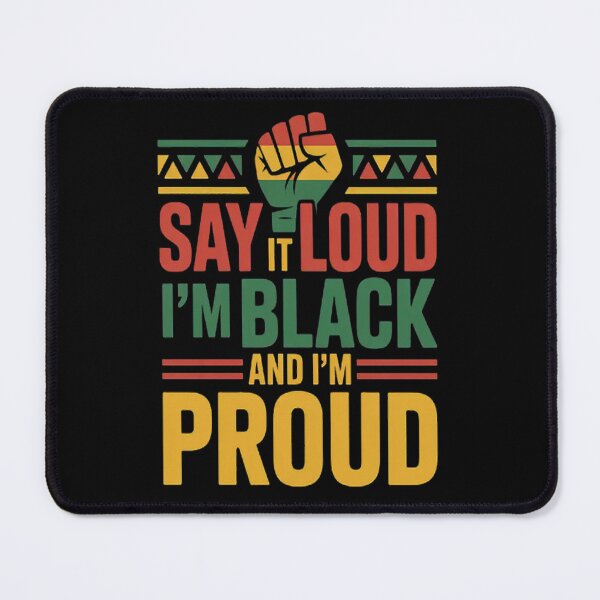 Item preview, Say It Loud I'm Black & I'm Proud Black History Month designed and sold by TheRetroStyle.