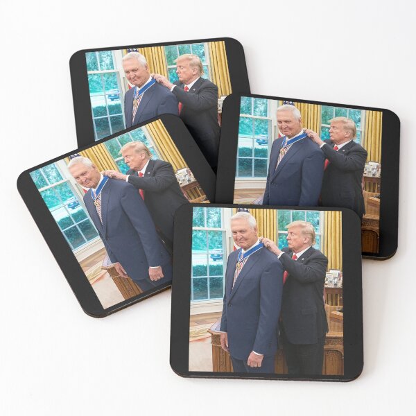 Item preview, West receives the Presidential Medal designed and sold by CathrineStark.