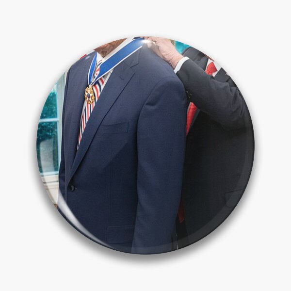 Item preview, West receives the Presidential Medal designed and sold by CathrineStark.