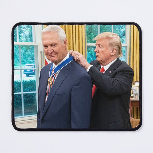 Item preview, West receives the Presidential Medal designed and sold by CathrineStark.