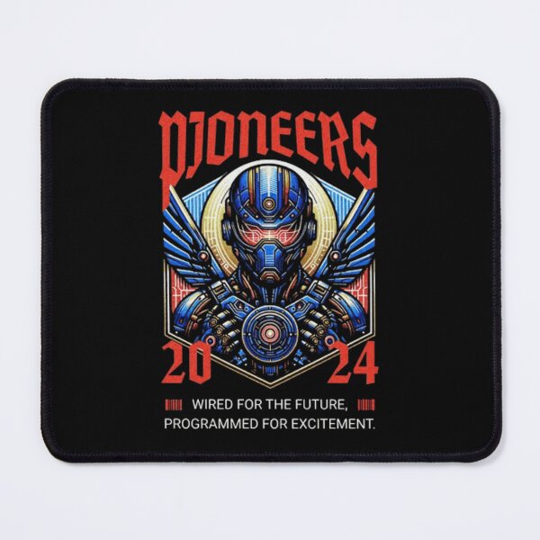 Item preview, Pioneers Programmed For Excitement High-Tech Armor Art Print designed and sold by GenZFashion000.