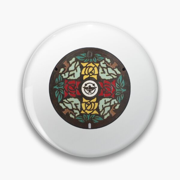 Item preview, Ibaraki City, Osaka Manhole Cover designed and sold by blahdeedah.