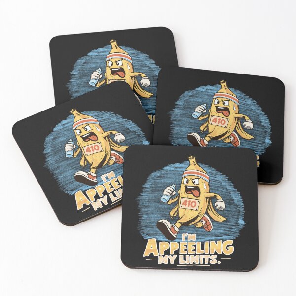 Item preview, Funny Running Banana Cartoon – I’m Appeeling My Limits. designed and sold by Popstudio85.