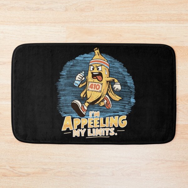 Item preview, Funny Running Banana Cartoon – I’m Appeeling My Limits. designed and sold by Popstudio85.