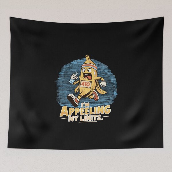 Item preview, Funny Running Banana Cartoon – I’m Appeeling My Limits. designed and sold by Popstudio85.