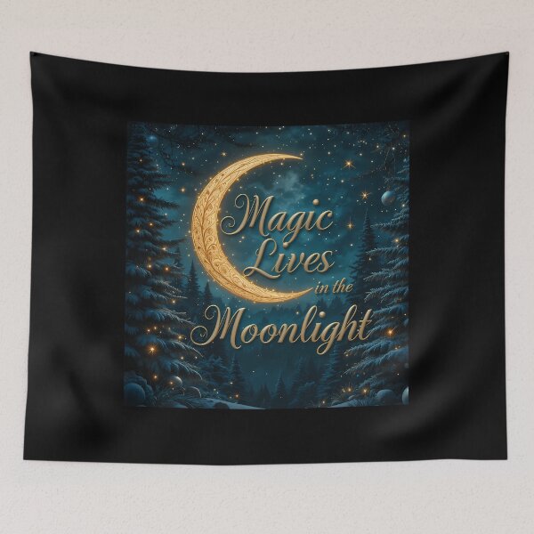 Item preview, Enchanted Night Forest Winter Scene Magical Gothic designed and sold by pxxfsewmfd48.
