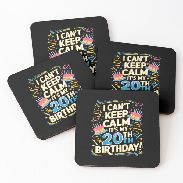 Item preview, 20 Year Old I Can't Keep Calm It's My 20th Birthday designed and sold by PowAcademy.