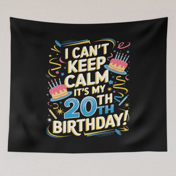 Item preview, 20 Year Old I Can't Keep Calm It's My 20th Birthday designed and sold by PowAcademy.