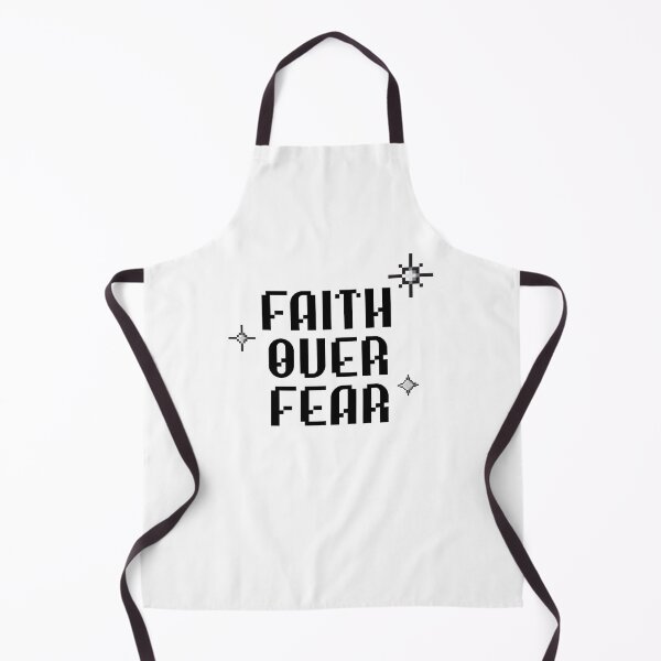 Item preview, Faith Over Fear Christian Quote | Minimalist Bible Faith Typography designed and sold by Blessed Be Your Name.