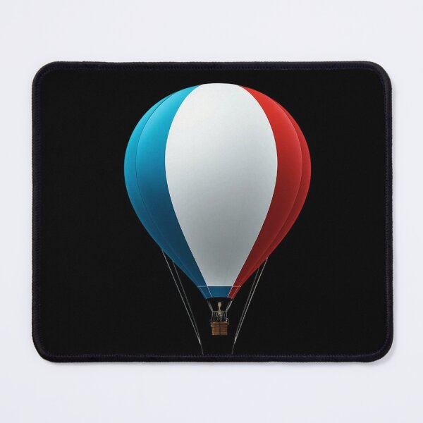 Item preview, Dual Color Balloon – Minimalist Floating Contrast on Black Background designed and sold by PixelVibe782.
