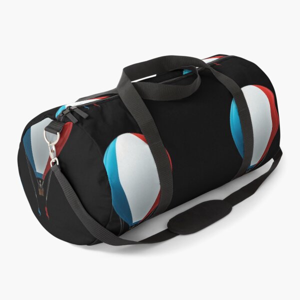 Item preview, Dual Color Balloon – Minimalist Floating Contrast on Black Background designed and sold by PixelVibe782.