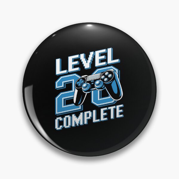 Item preview, Level 20 Complete 20 Years Old Gamers 20th Birthday  designed and sold by angolinnArt.