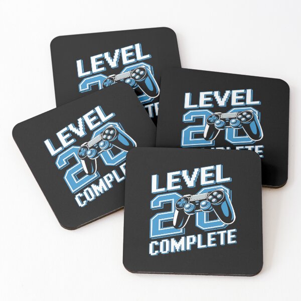 Item preview, Level 20 Complete 20 Years Old Gamers 20th Birthday  designed and sold by angolinnArt.