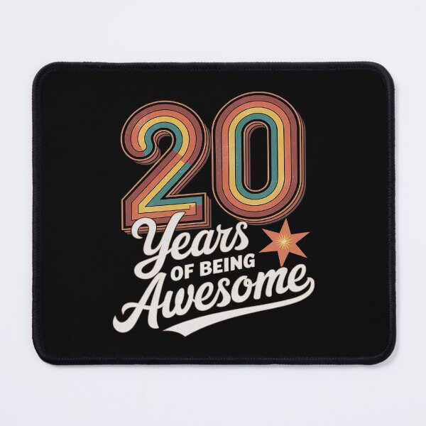 Item preview, 20 Years Of Being Awesome 20th Birthday designed and sold by MythWoot.