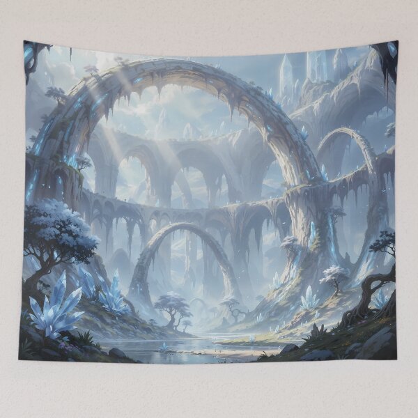 Item preview, Prism Sanctuary: The Great Crystal Cathedral Valley designed and sold by KYOFRAME.