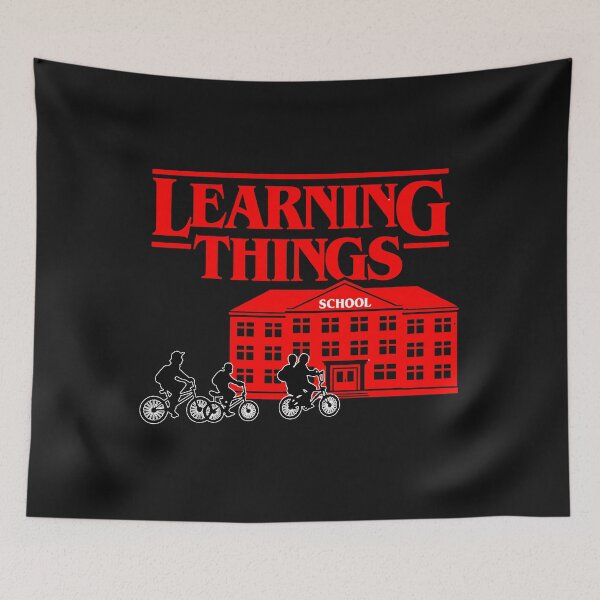 Item preview, school stranger things lights Classic designed and sold by fikriyansa.