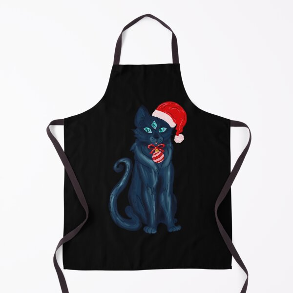 Item preview, Three Eyed Black Cat in Santa Hat Gothmas Kitty designed and sold by pxxfsewmfd48.