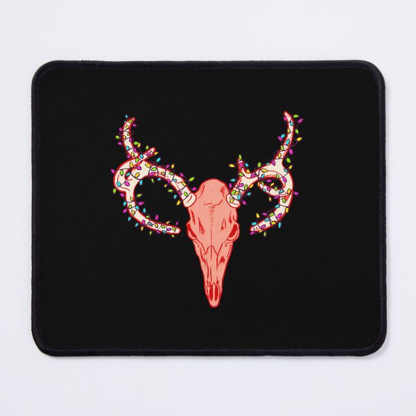 Item preview, Stag Skull With Fairy Lights Creepy Christmas Gothmas designed and sold by pxxfsewmfd48.
