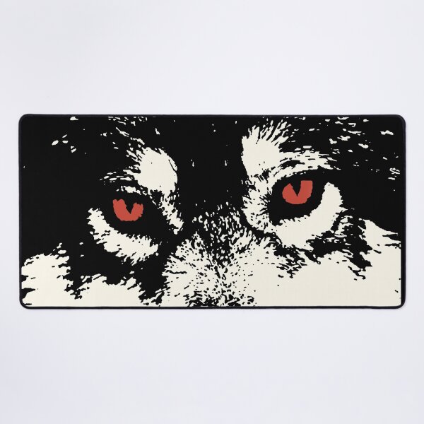 Item preview, Fierce Wolf Portrait - Bold Black & White Stare designed and sold by trajeado14.