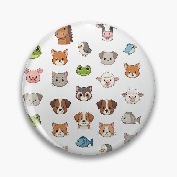 Item preview, Kids cartoon animals seamless  designed and sold by Afishero.