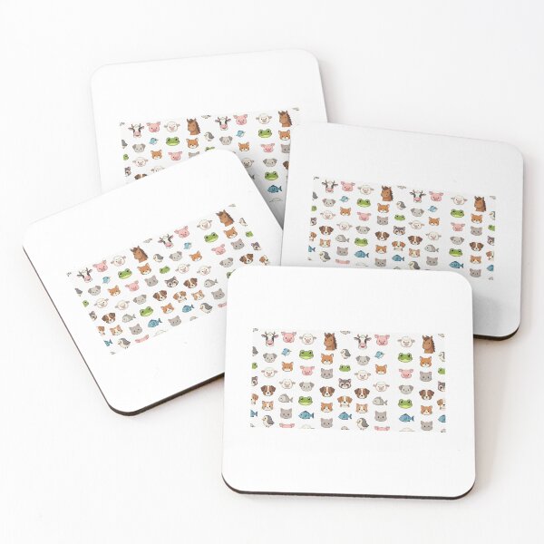 Item preview, Kids cartoon animals seamless  designed and sold by Afishero.