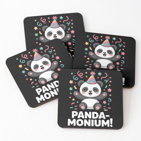 Item preview, Panda Panda-monium Cute Animal Pun Kawaii designed and sold by FaithAbbott.