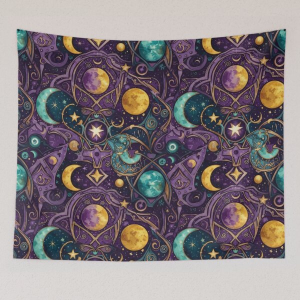 Item preview, Celestial Moons & Orbits designed and sold by Kaleidoscope Print.