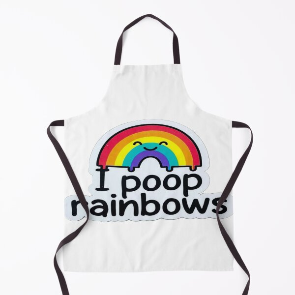 Item preview, I Poop Rainbows Funny Cute Rainbow Design | Humorous T-Shirt & Sticker designed and sold by Sushikidsntoddlers.