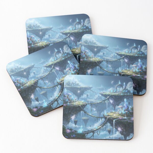 Item preview, Prism Sanctuary: The Ethereal Crystal Cathedral Valley designed and sold by KYOFRAME.