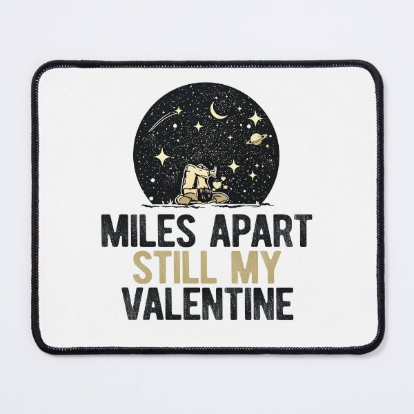 Item preview, Miles Apart Still Valentine | Long Distance Love Gift designed and sold by PixelGrafiks.