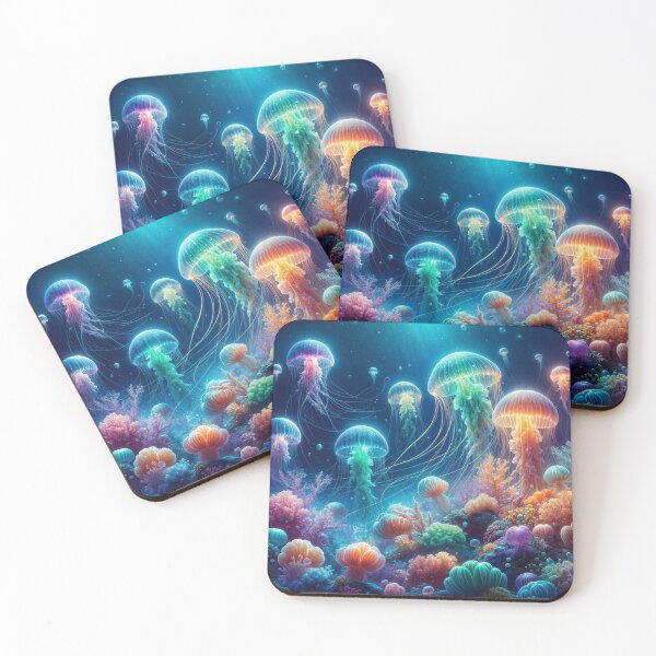Item preview, Neon Depths designed and sold by Undersea Ai Art.