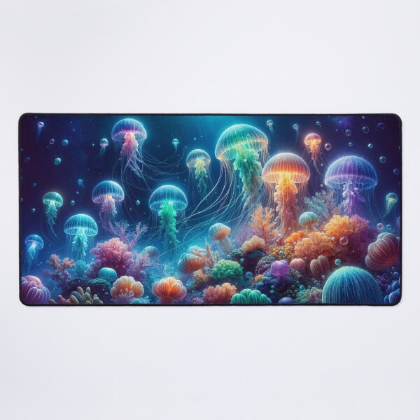 Item preview, Neon Depths designed and sold by Undersea Ai Art.