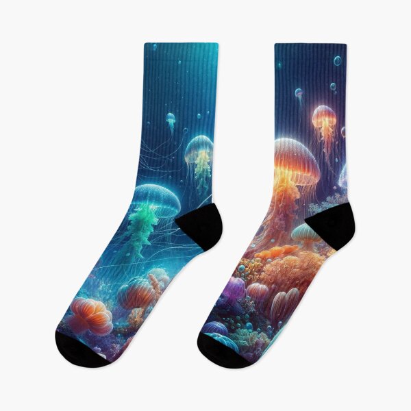 Item preview, Neon Depths designed and sold by Undersea Ai Art.