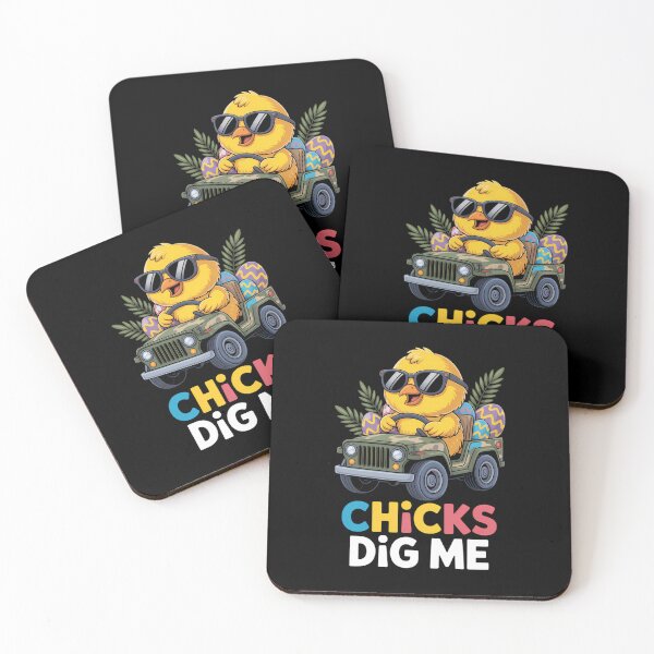 Item preview, Chicks Dig Me Easter Toddler Boys Men Happy Easter designed and sold by FaithAbbott.