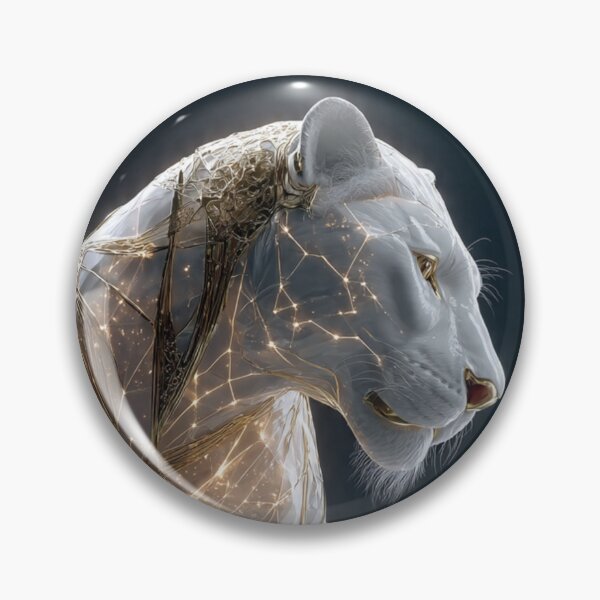 Item preview, Kintsugi Lioness – Porcelain Queen with Golden Veins designed and sold by MDartsUS.