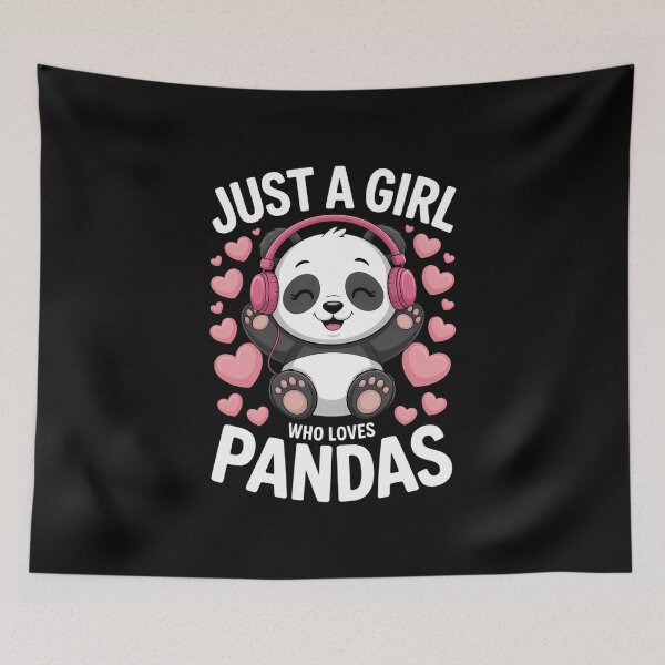 Item preview, Cute Panda Just A Girl Who Loves Pandas designed and sold by FaithAbbott.