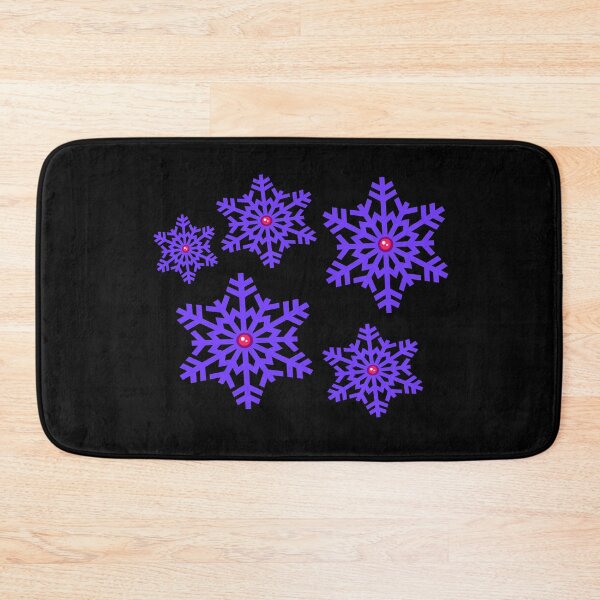 Item preview, "purple snowflakes with rubies 2' designed and sold by ArthureCendre.