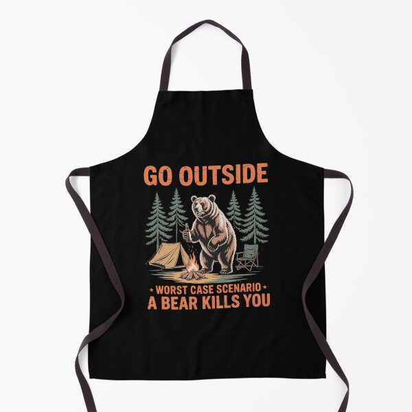 Item preview, Go Outside Worst Case Scenario A Bear Kills You Hiking designed and sold by AsteriskDatBArt.