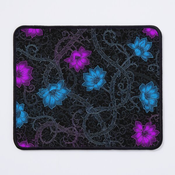 Item preview, Neon Night Blossoms designed and sold by Kaleidoscope Print.