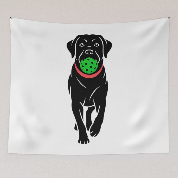 Item preview, Labrador Retriever Play Pickleball Lover Black Lab designed and sold by EllenJast.