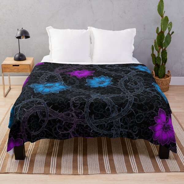 Item preview, Neon Night Blossoms designed and sold by Kaleidoscope Print.