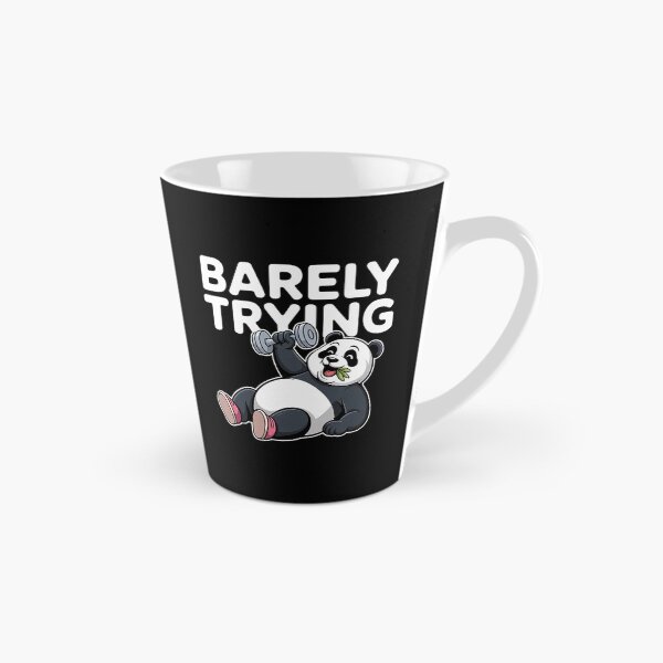 Item preview, Barely Trying Panda Gym Humor Fitness Workout designed and sold by SignaturalGen.