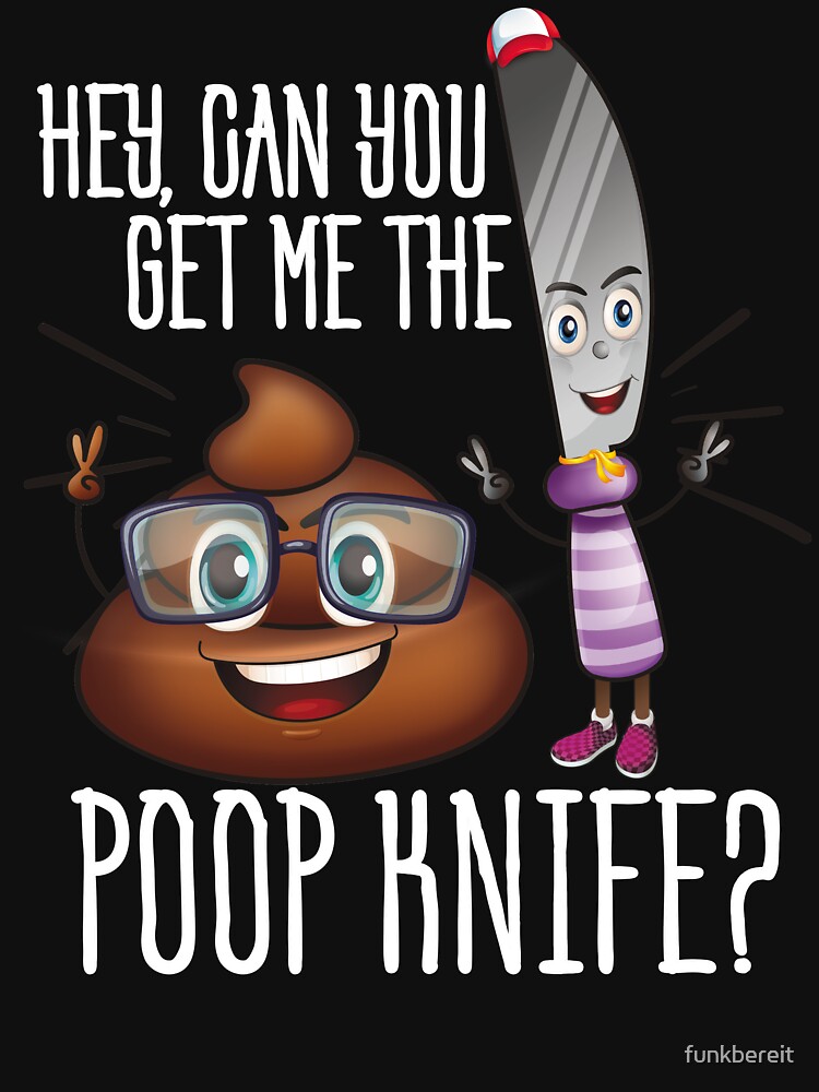 "Poopknife Meme Shirt Original Emoji Poop Knife TShirt" Tshirt for
