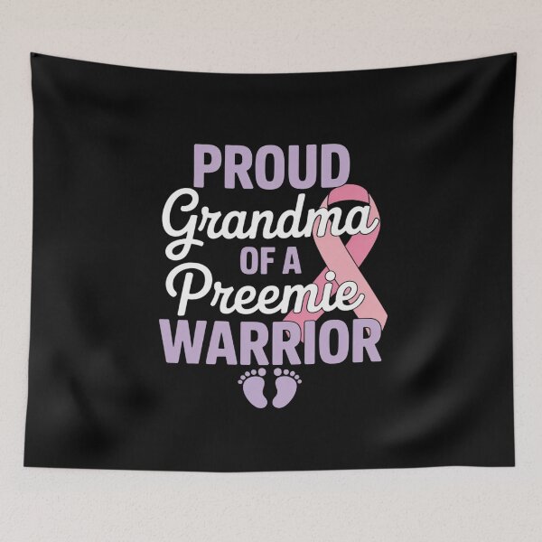 Item preview, Grandma Of Preemie Warrior Prematurity Awareness designed and sold by catsdothingz.