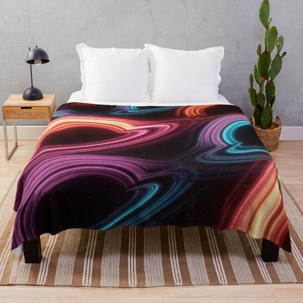 Item preview, Neon Saturn Pattern designed and sold by Kaleidoscope Print.