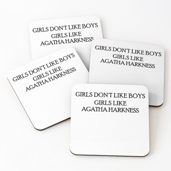 Item preview, Girls don't like boys - Agatha Harkness design designed and sold by DMBurton.